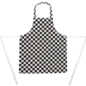 Kinderschort - Zwart / wit geruit - Unisex Op = Op