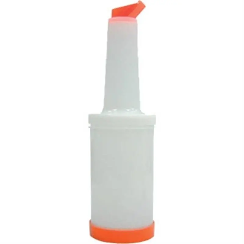 Barschenker Wit/Oranje - 1 Liter - 330(H)x100(Ø)mm Hete Deal