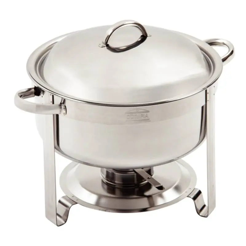 Vienna Chafing Dish - RVS - 7,5 Liter Op = Op