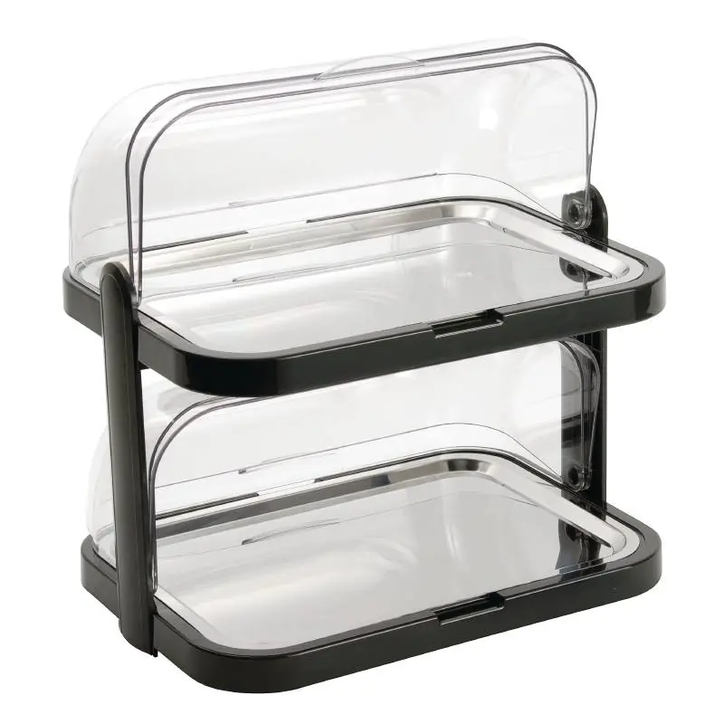 Exclusieve Aanbieding Gekoelde rolltop display - 2 niveaus