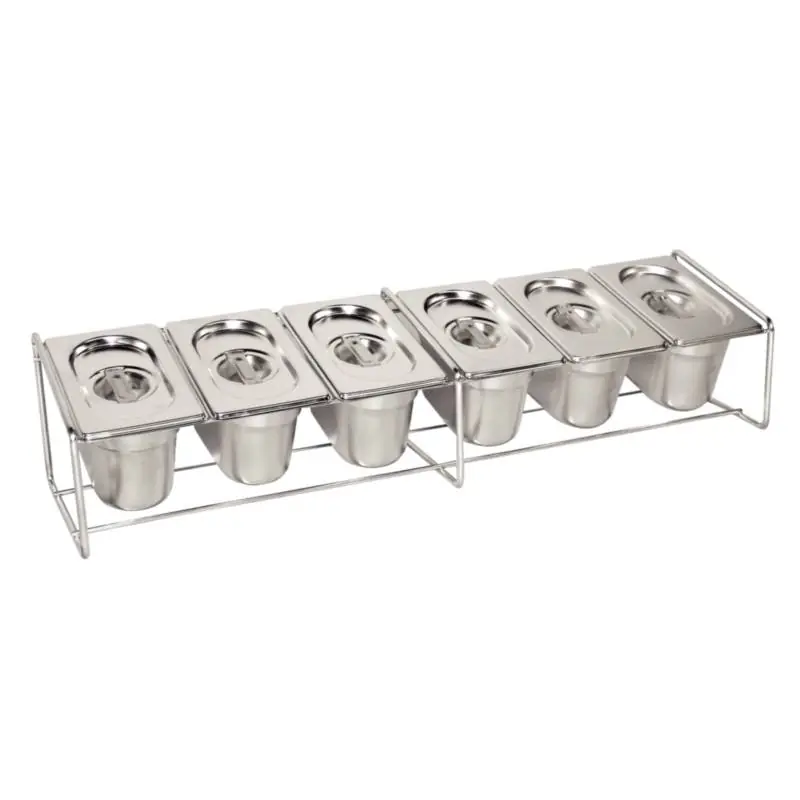 Betrouwbaar GN bakhouder RVS - Voor 1/6 GN, 1/9 GN, 1/3 GN
