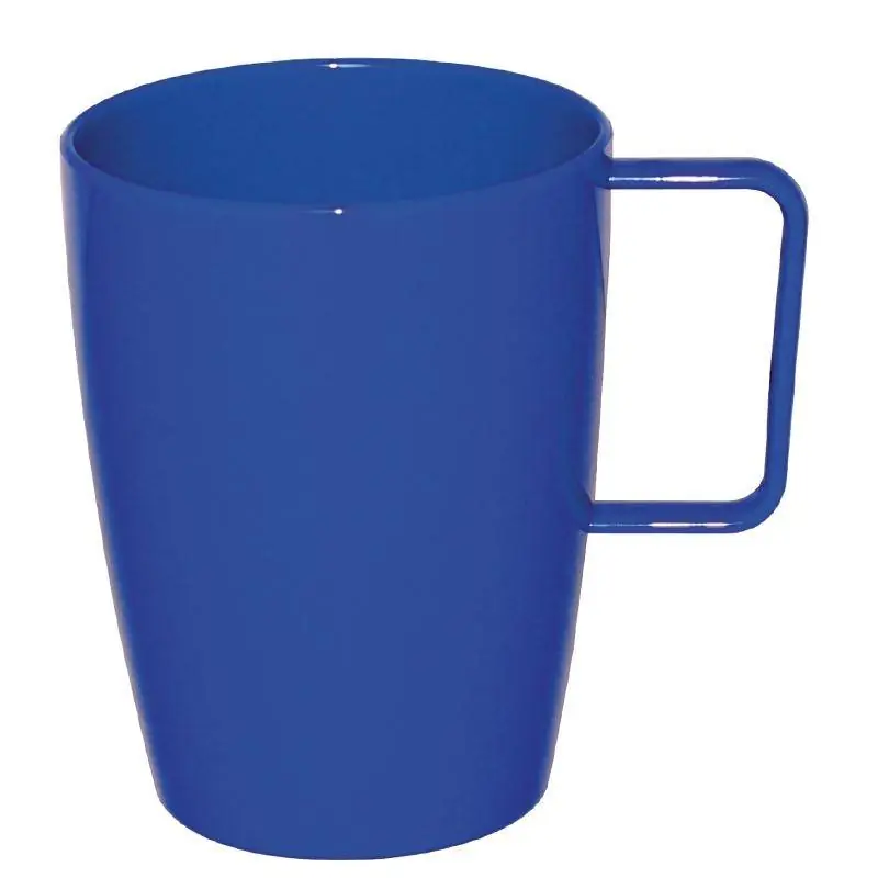 Gereduceerde Prijs Beker met Oor - Blauw - 280ml - 12 Stuks