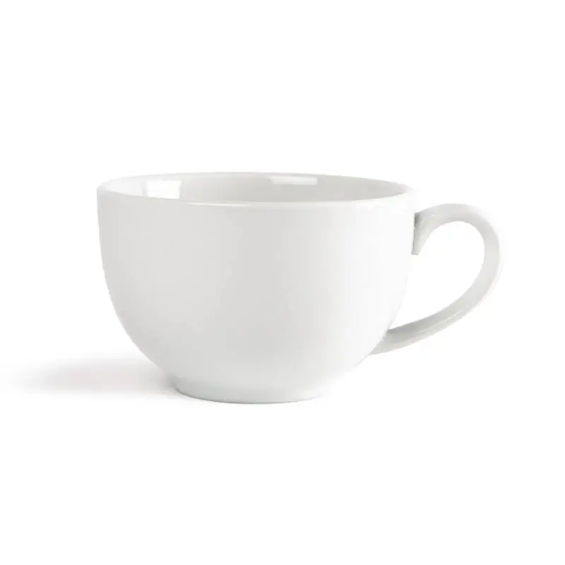 Elegante Kop - Olympia Wit Porselein - 240ml - 12 Stuks Lage Kosten