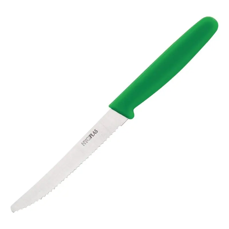 Express Levering Tomatenmes Gekarteld - Groen Heft - 100mm