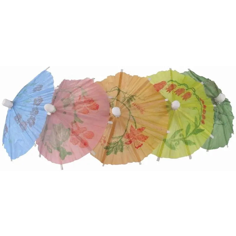Parasols kleuren Assorti - 170(l)mm - Per 144 Stuks Merkproduct