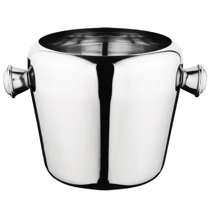 Ijsemmer - Mini - RVS - 1 Liter - Ø12,5x(H)11,5cm Tijdelijk Beschikbaar
