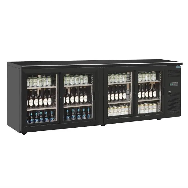 Rechtstreeks Van De Fabrikant Barkoelkast - 4 schuifdeuren - 698 Liter - 254,2x51,3x(H)86cm
