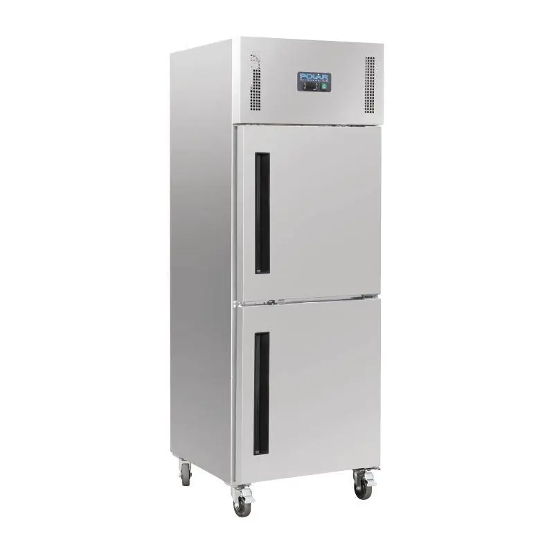 Must-Have Koelkast Enkeldeurs RVS - 600L - op Wieltjes - 680x800x2010(h)mm