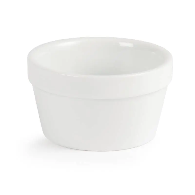 Speciale Aanbieding Ramekin Glad - Olympia Wit Porselein - Ø95x45mm - 6 Stuks