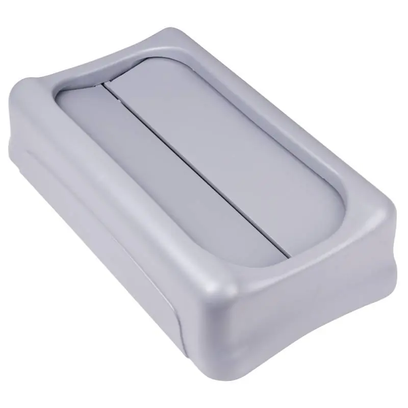 Tuimeldeksel - Slim Jim Rubbermaid - Grijs (Restafval) Speciale Aanbieding