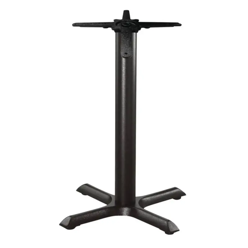 Bolero Tafelpoot gietijzer - (h)72cm - voor tafelbladen tot 800mm Ø Gratis Retour