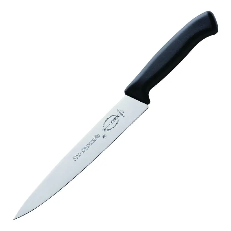 Vleesmes Pro Dynamic - Zwart Heft - 210mm Rechtstreeks Van De Fabrikant