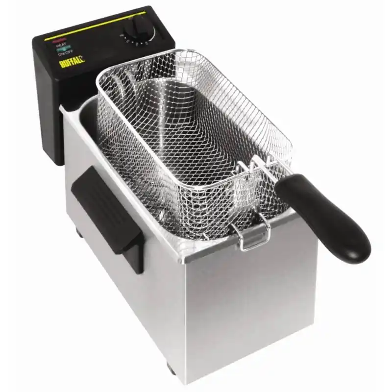 Friteuse Tafelmodel Basic - 3,5 Liter - 2 KW - 232(b)x429(d)x240(h) Finale Uitverkoop