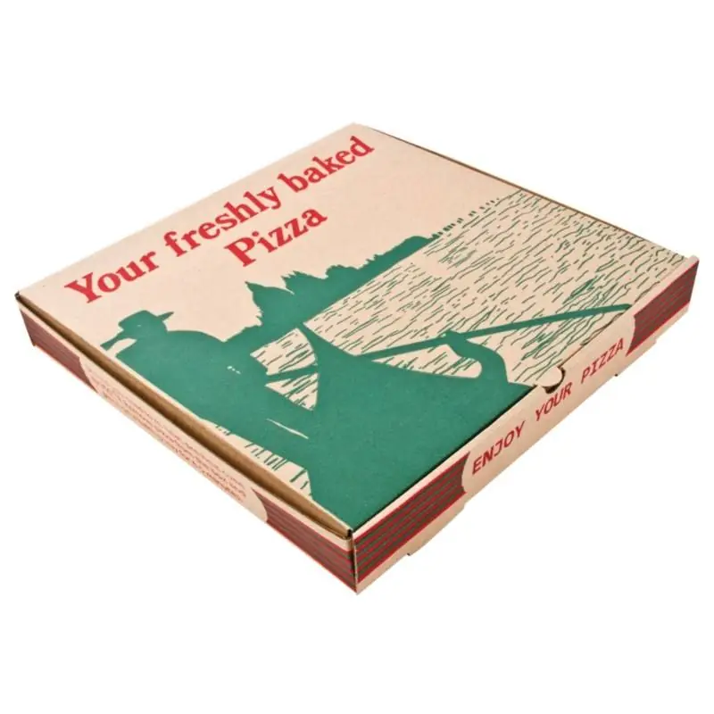 Composteerbare Pizzadozen Gondola - Voor 30(Ø)cm - 100 Stuks Fabrieksprijs