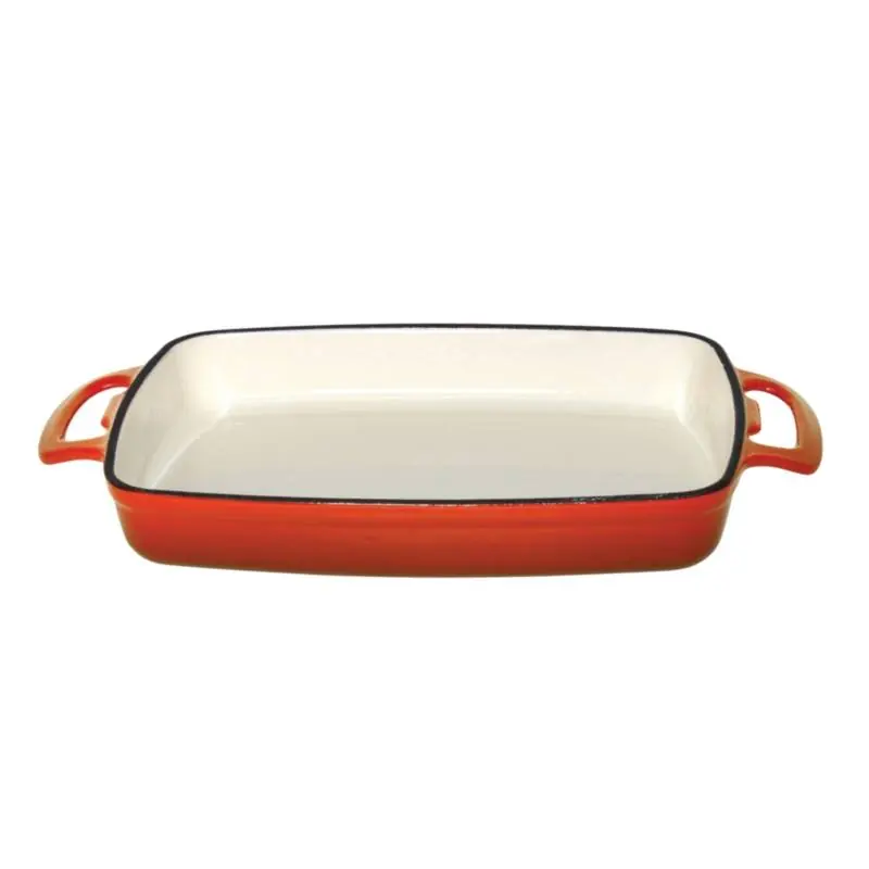 Speciale Aanbieding Rechthoekige Ovenschaal Oranje - 2,8 Liter - 390x235x(H)55mm