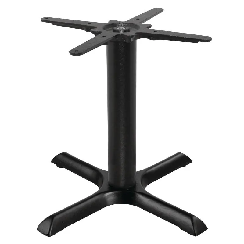 Tafelpoot Gietijzer - Universeel - Laag 48cm - voor tafelbladen tot 800mm Ø of (B) Gratis Retour
