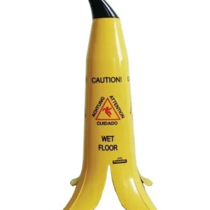 Betaalbaar Waarschuwingsbord voor bananenschillen - Gevaar voor uitglijden, meertalig