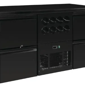 Koopje Blinde Barkoelkast 4 laden en flessennest - 380 Liter 1668x570x(H)860mm