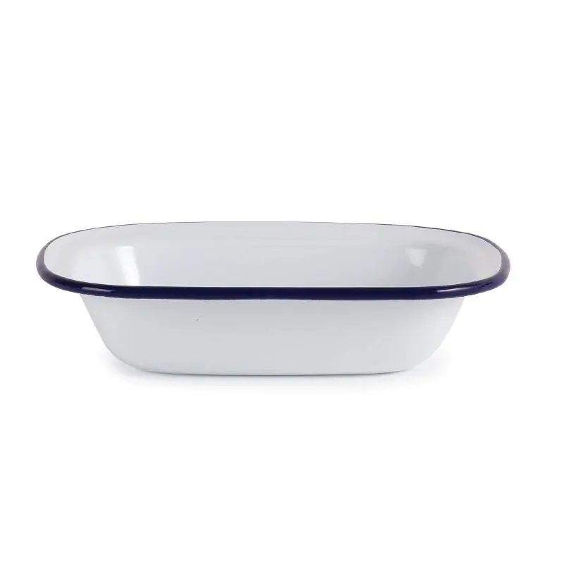 Gecertificeerd Serveerschaal Olympia - Geëmailleerd - 180x135x50(h)mm - Per 6 Stuks