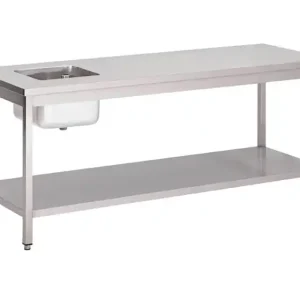 Werktafel met onderstel en spoelbak 1600x700(H)x850mm Shop Nu