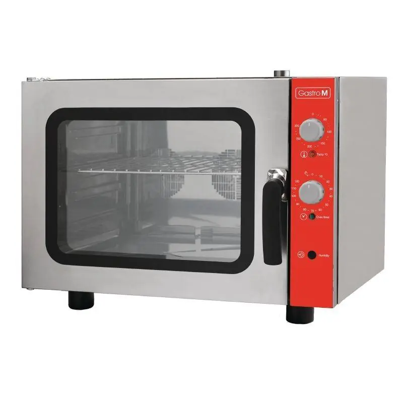 Convectieoven 4xGN2/3 + Bevochtiger - 50°C - 300°C - 230V - 560(b)x658(d)x685(h)mm Actieprijs