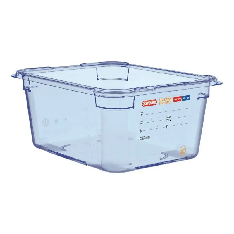 Voedselcontainer Blauw ABS - GN1/2 - 150mm Diep Laatste Kans
