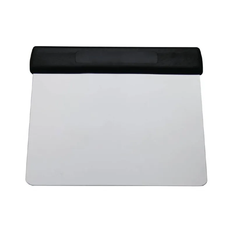 Actieprijs deegschraper - 12,5 x 11 cm - roestvrij staal