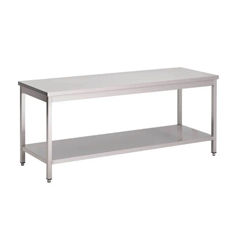 Koop Online RVS Werktafel met Onderblad - 70x85cm - Keuze uit 8 Breedtes