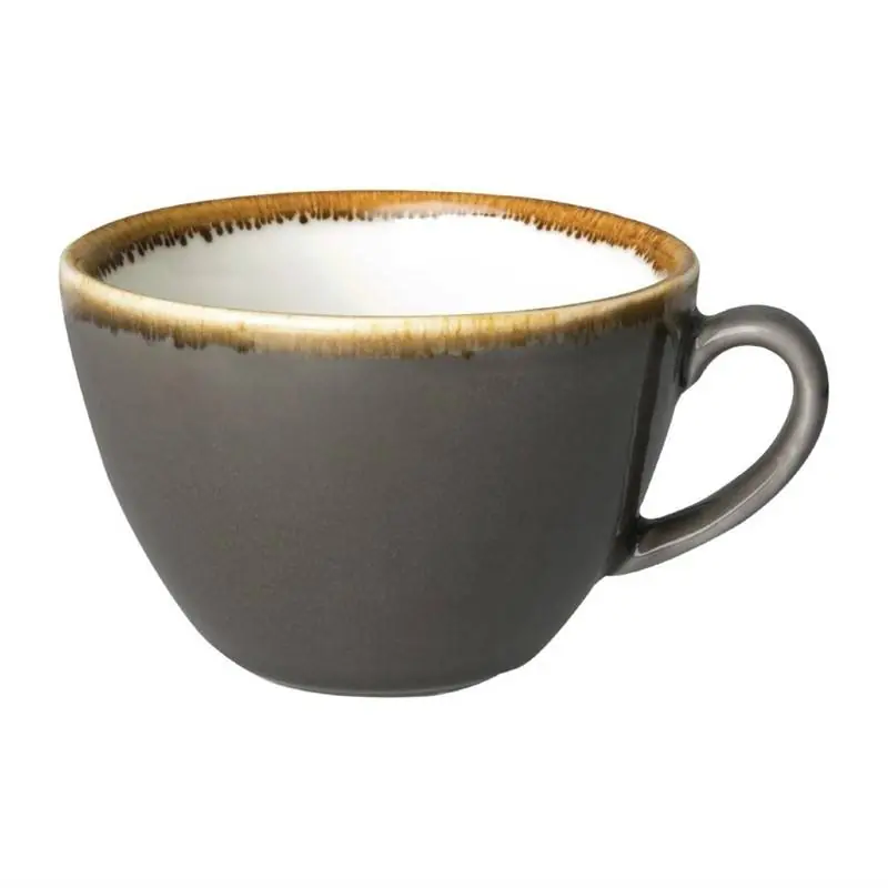 Cappuccinokopjes - 6 stuks - 34cl - Porselein - rook Fabrieksprijs