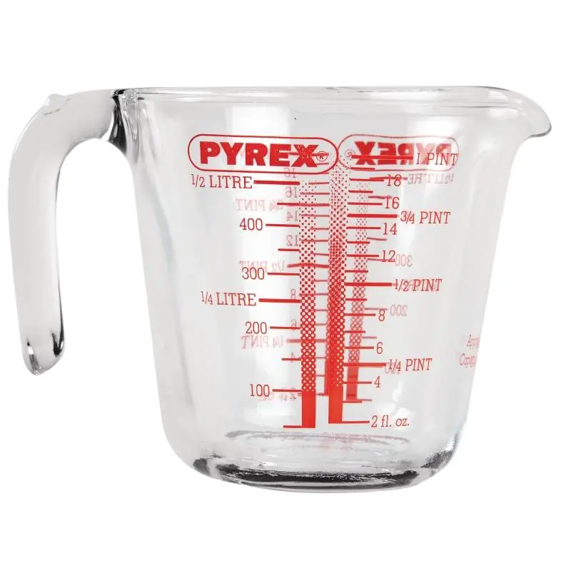 Express Levering Maatbeker Glas - Scheikunde Glas - met Maatverdeling - 0,5L - KEUZE UIT 2 MATEN