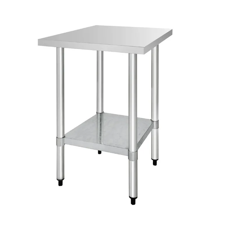Laatste Versie RVS werktafel - Bodemschap - 600x600x(h)900mm