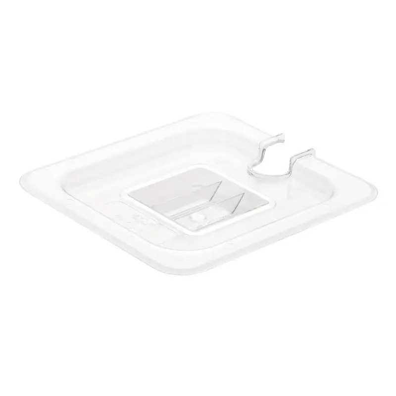 Deksel + Lepeluitsparing Polycarbonaat - GN 1/6 Flitsaanbieding