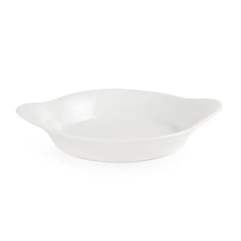 Superprijs Gratineerschaal - Olympia Wit Porselein - Ø130mm - 6 Stuks