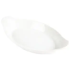 Exclusieve Aanbieding Ovale Gratineerschaal - Wit Porselein - 230x120mm - 6 Stuks