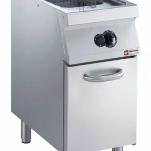 Flitsaanbieding Gasfriteuse - 15 Liter - Buitenkant Branders - op Kast - 400x700x(h)850/920mm
