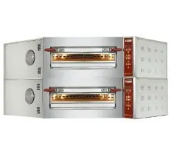 Betrouwbaar Pizza Hoek Oven - 2 x 8 Pizza's Ø35cm - 400V - 23,4 - 1420x1580x(H)770mm