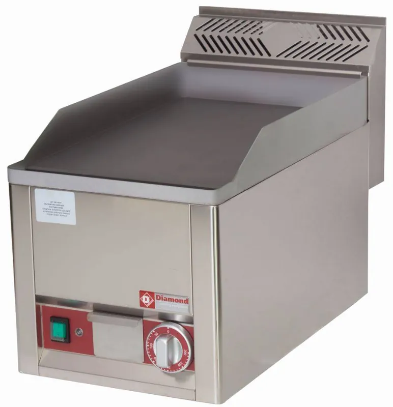 Tijdelijk Beschikbaar Elektrische vlakke bakplaat, -Top- - 330x600x(h)290mm