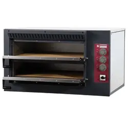 Exclusieve Aanbieding Pizza Oven Elektrisch Dubbel - 7,5kW - 920x760x(H)530mm