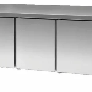 Koelwerkbank 80 cm diep - RVS - 4 deurs - 2542x80x(h)90cm - 760 liter Seizoensaanbieding
