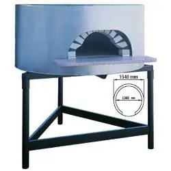 Pizza Houtoven - 1300mm - 6/7 pizzas Ø 300mm - Ø 1540x(h)1050mm Betrouwbaar