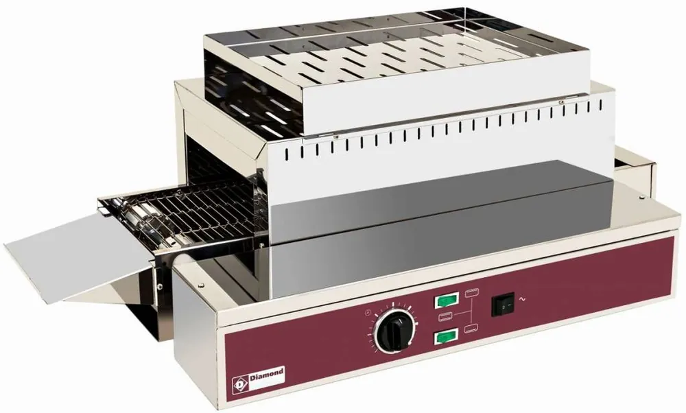 Doorloop Toaster 1080 toasts PRO XXL - verstelbare poten - 75x43,5x(H)26/32 - 3000W Betaalbaar