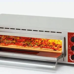 Flitsaanbieding Pizza Oven Enkel Elektrisch - 2 x Pizza Ø33cm - 5kW - 895x580x(H)270mm
