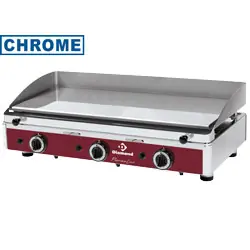 Speciale Aanbieding Bakplaat Gas Vlak - 82x51x(H)30,5cm - Chroom - 6 Kw