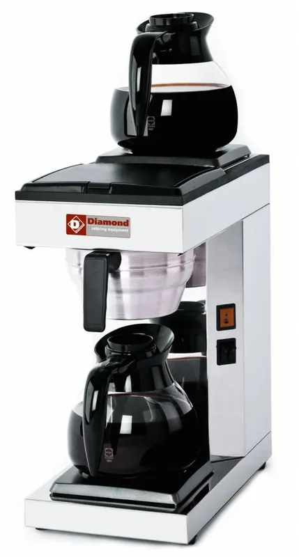 Veilige Betaling Koffiepercolator - 1 groep + 2 verwarmplaten - Automatisch - 196x360x(h)430mm