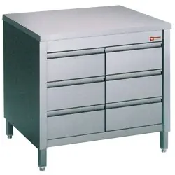 Speciale Aanbieding Werkkast 6 lades opstand 800x700x(h)900mm