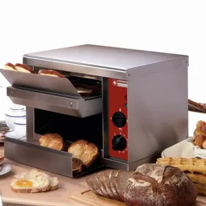 Goedkoop Doorlooptoaster 540 per uur - 2 warmte elementen - 45x53x(H)34,5cm - 2300W