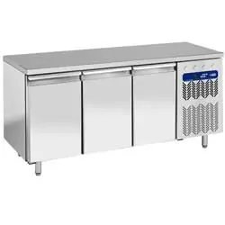 Diepvriestafel Geventileerd-statisch - met 3 Deuren - Temperatuur:-10°-20° - 600x400 Uitverkoop