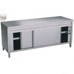 Direct Beschikbaar Warmkast met 2 schuifdeuren, muraal - 1200x700x(h)880/900(+100)mm