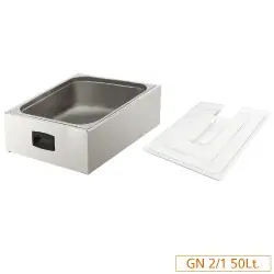 Sous-Vide Kuip - 2/1GN 200mm - 54 Liter Op = Op