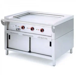 Nieuw Teppanyaki Grill Elektrische 2 x 3,5 KW met Onderstel - 120x77x85cm